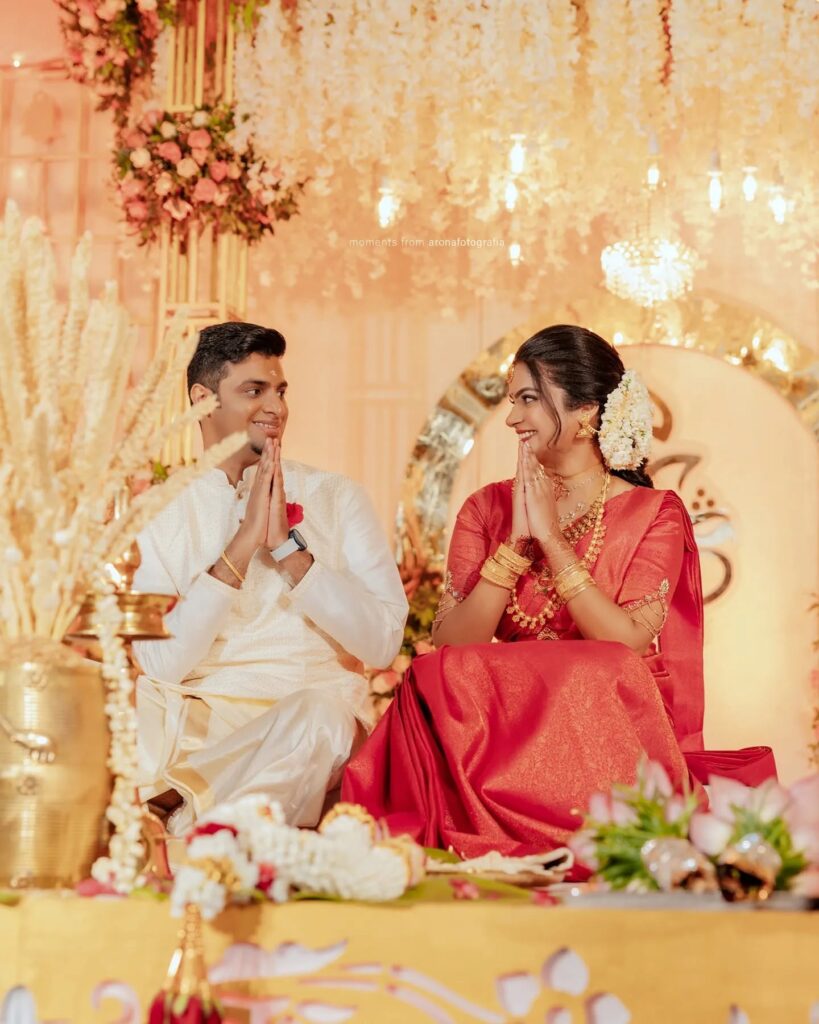Best wedding photographer in Guruvayoor capturing candid moments