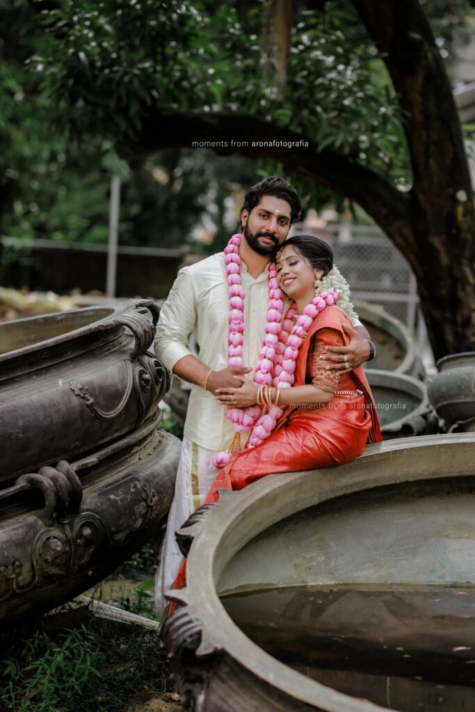 Traditional Kerala wedding at Guruvayoor Temple