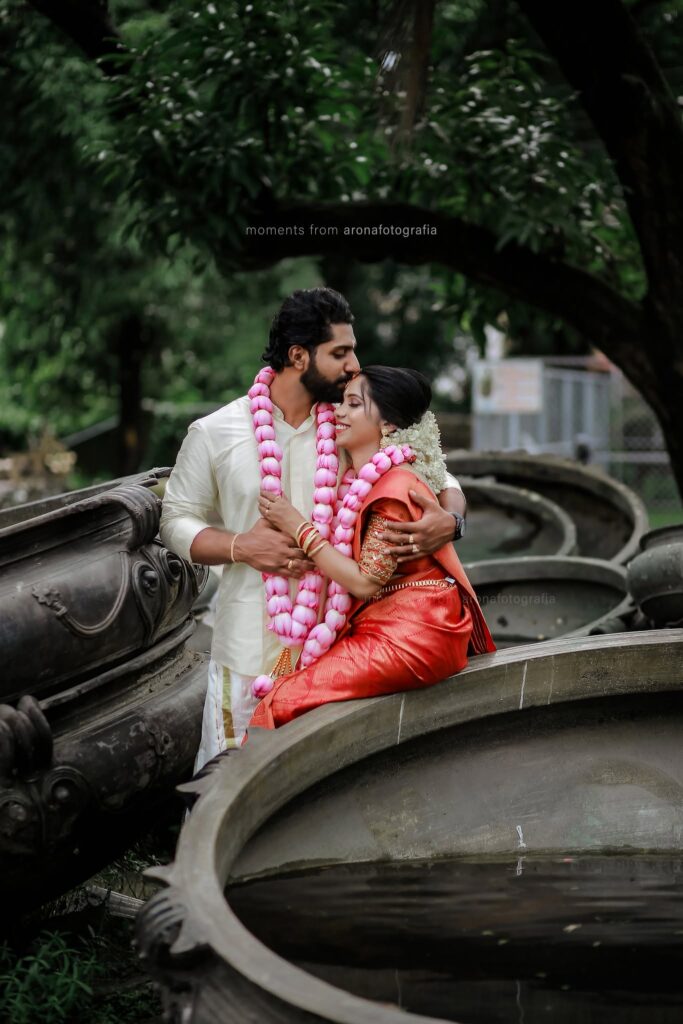 Traditional Kerala wedding at Guruvayoor Temple