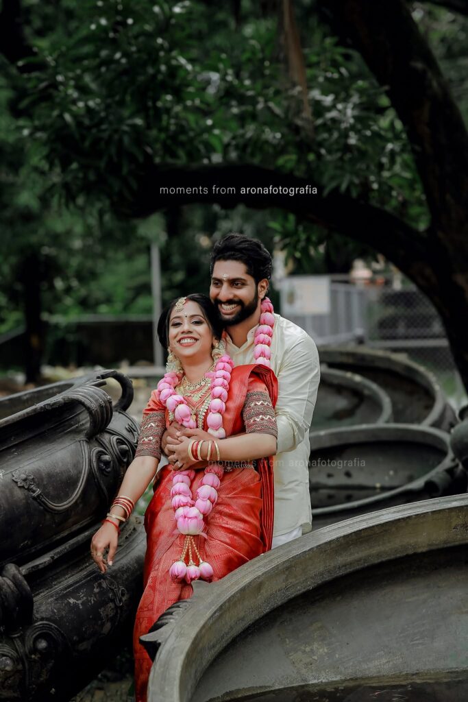Traditional Kerala wedding at Guruvayoor Temple